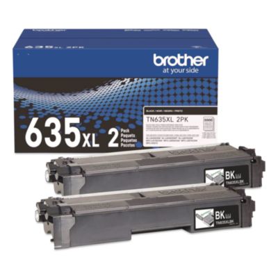 TN635XL High-Yield Toner 7500 Page-Yield Black 2/Pack TN635XL2PK