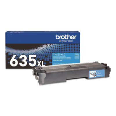 TN635XL High-Yield Toner 4500 Page-Yield Cyan TN635XLC
