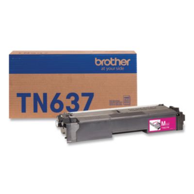 TN637 Ultra High-Yield Toner 10000 Page-Yield Magenta TN637M