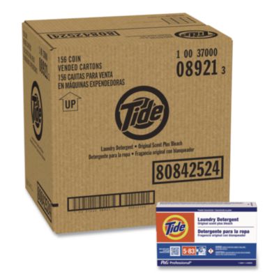 Tide Powder Laundry Detergent Plus Bleach Vending Box 156/Ctn 80360892