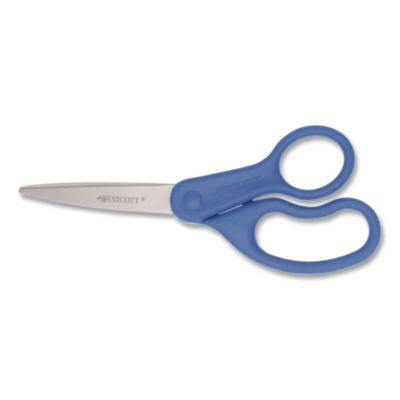 Westcott+Preferred+Line+Stainless+Steel+Scissors+7%22+Blue+Straight+Handle+44217