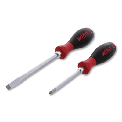 Wiha® Two-Piece Extra Heavy SoftFinish Slotted and Phillips Screwdriver Set