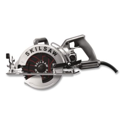 SKIL® 7-1/4" Aluminum Worm Drive Circular Saw with Carbide Blade, 0 to +51 Degree Bevel Range, 24 T Blade