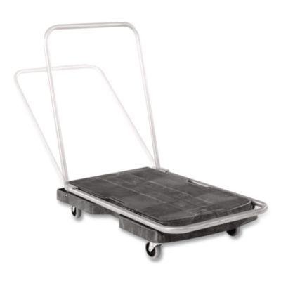 Rubbermaid+Utility-Duty+Home%2fOffice+Cart+250+lb+Cap+20.5+x+32.5+Platform+Black