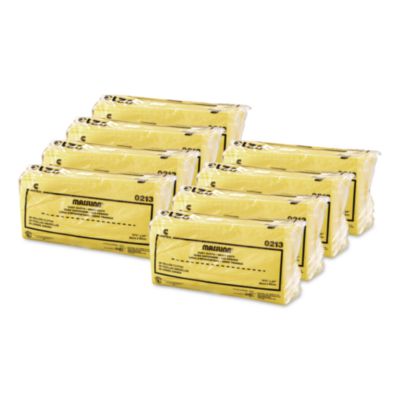 Masslinn+Dust+Cloths+1-Ply+16+x+24+Unscented+Yellow+50%2fPack+8+Packs%2fCarton+213