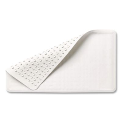Safti-Grip+Bath+Mats+White+Textured+Surface+Suction-Cup+Backing+16%22+x+28%22+1982726