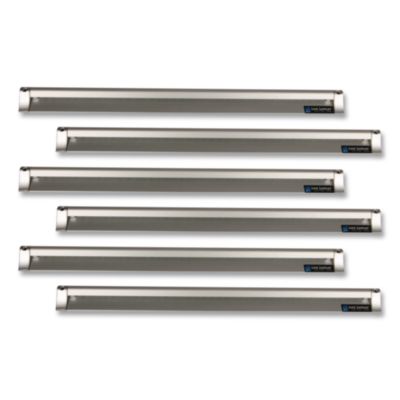 San Jamar® Check Rack, 36 x 0.75 x 2, Silver, 6/Carton