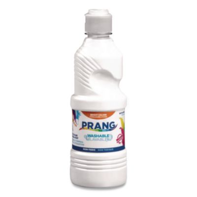 Prang® Washable Paint, White, 16 oz Dispenser-Cap Bottle