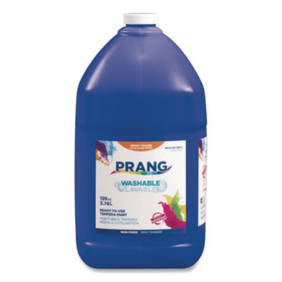 Prang® Washable Paint, Blue, 1 gal Bottle