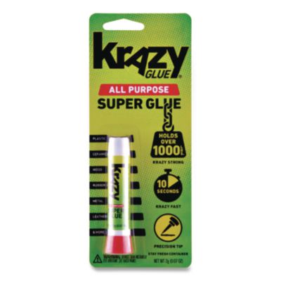All Purpose Krazy Glue, 0.07 oz, Dries Clear