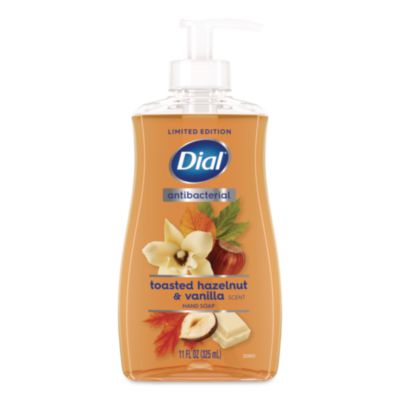 Dial® Antibacterial Liquid Hand Soap, Limited Edition, Toasted Hazelnut and Vanilla Scent, 11 oz Pump Bottle