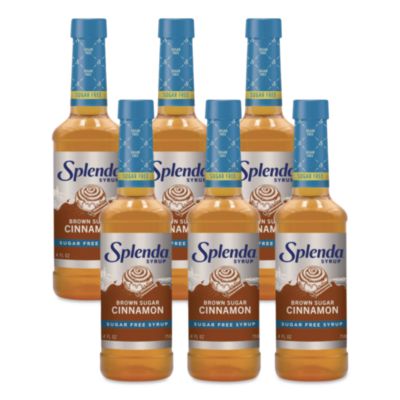 Splenda® Sugar-Free Coffee Syrup, Brown Sugar Cinnamon, 25.4 oz Bottle, 6/Carton