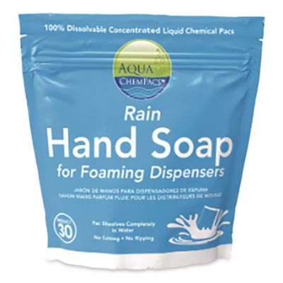 Diversey™ Aqua ChemPacs™ Concentrated Liquid Hand Soap Aqua ChemPacs Concentrated Liquid Hand Soap, Rain Scent, 30 ChemPacs/Bag