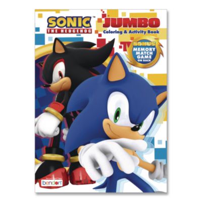 Bendon® Sonic Jumbo Coloring and Activity Book, Ages 3 and Up, 64 Pages