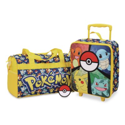 Bioworld® Three-Piece Pokemon Carry-On Luggage Set, 11.75 x 6 x 14