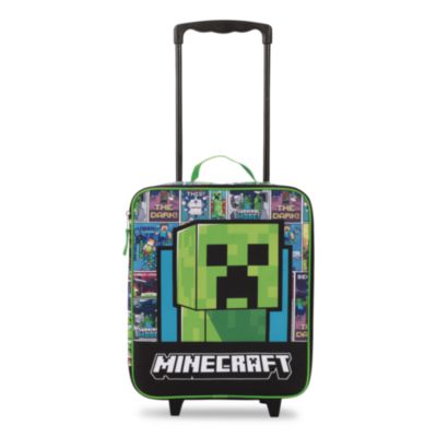 Bioworld® Four-Piece Minecraft Carry-On Luggage Set, 11.75 x 6 x 14