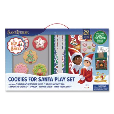 Bendon® Elf On the Shelf Cookies For Santa Magnetic Wooden Play Set, Ages 3 and Up, 10 Pieces