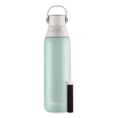 Brita® Stainless Steel Filtered Water Bottle, 20 oz, Glacier