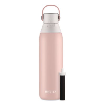Brita® Stainless Steel Filtered Water Bottle, 20 oz, Rose
