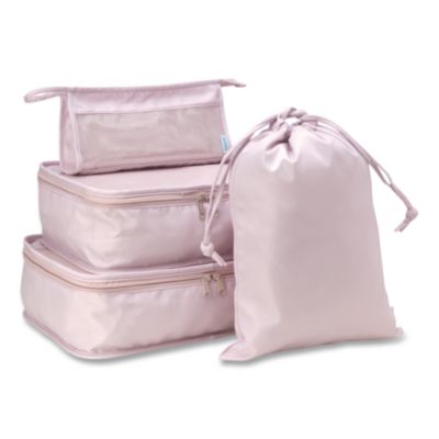 Bliss Four-Piece Packing Cube Set Four-Piece Packing Cube Set, Assorted Sizes, Pink
