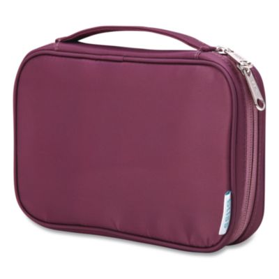 Travel Jewelry Organizer 7.4 x 5.6 Maroon SOLS0001