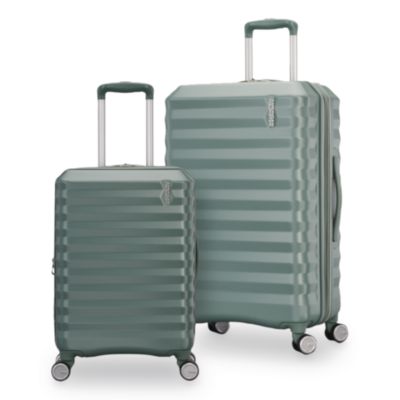 Color Vault Hardside Spinner Suitcase Set 11 x 11 x 24 Jade Green 1539511457