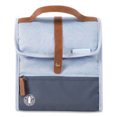 Arctic Zone® Eco Insulated Lunch Sack, 9" x 5.7" x 9.63", Blue