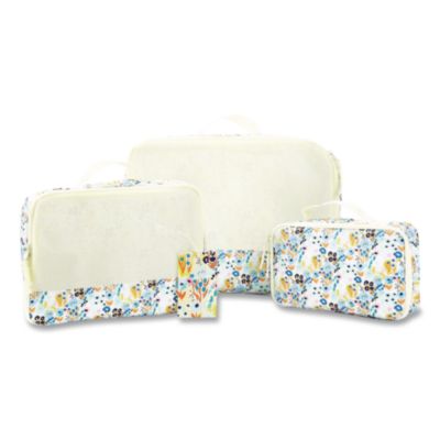 Bioworld® Floral Print Four-Piece Packing Cube Set, Assorted Sizes