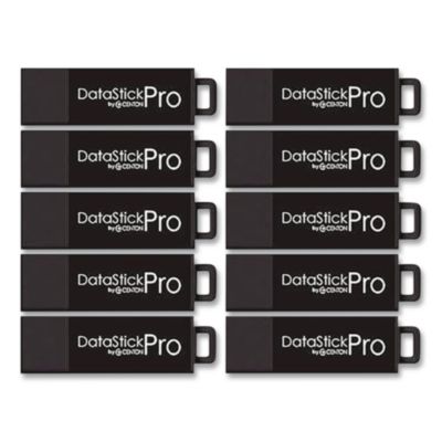 Centon DataStick Pro USB 3.2 Type A Flash Drive DataStick Pro USB 3.2 Type A Flash Drive, 256 GB, Black, 10/Pack