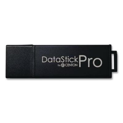 Centon DataStick Pro USB 3.2 Type C Flash Drive DataStick Pro USB 3.2 Type C Flash Drive, 8 GB, Black