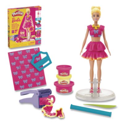 Hasbro Play-Doh Barbie Ruffles and Bows Doll Set Play-Doh Barbie Ruffles and Bows Doll Set