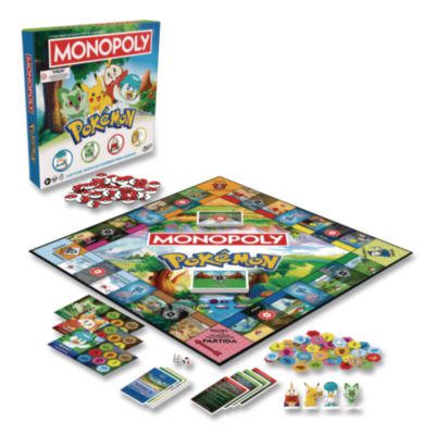 Hasbro Monopoly Pokemon Edition Board Game Monopoly Pokemon Edition Board Game, Ages 8 and Up