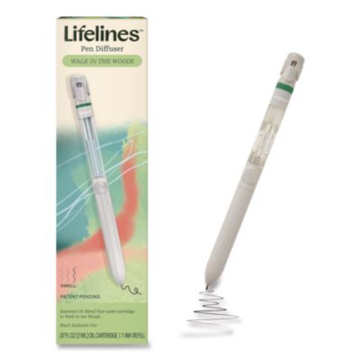 Lifelines® Essential Oil Blends Pen Diffuser, Walk in the Woods Scent, White