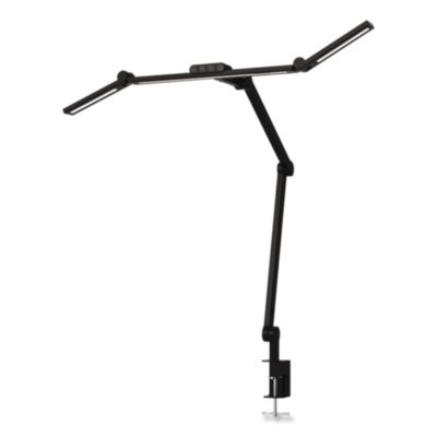 MOUNT-IT! LED Desk Lamp LED Desk Lamp, Articulating Neck, 20.2" High, Matte Black