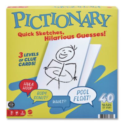 Mattel Pictionary Board Game Pictionary Board Game, Ages 8 and Up