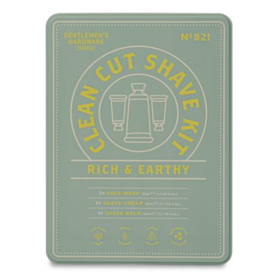 DesignWorks Ink® Gentlemen's Hardware Clean Cut Shave Kit