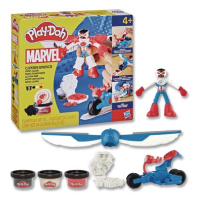 Hasbro Play-Doh Captain America Moto-Slicer Playset Play-Doh Captain America Moto-Slicer Playset