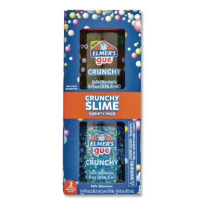 Elmer's® Gue Premade Crunchy Slime, Assorted Colors, 2/Pack