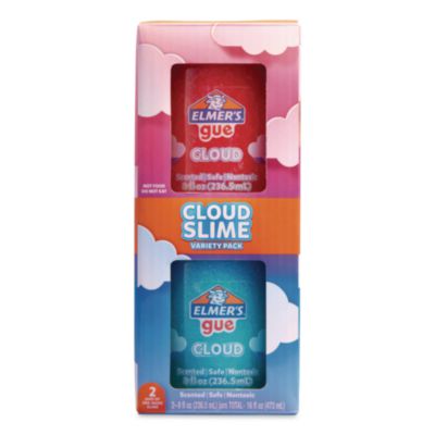 Elmer's® Gue Premade Cloud Slime, Blue/Pink, 2/Pack