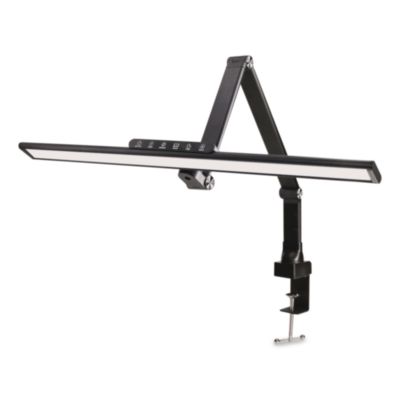 Excello Global Products® Wellness Series LED Desk Lamp, Articulating Neck, 17.5" High, Black