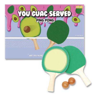 Gift Republic You Guac Served Table Tennis Set You Guac Served Table Tennis Set