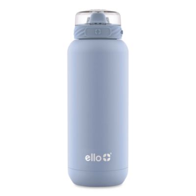 ello® Cooper Stainless Steel Vacuum Insulated Water Bottle, 32 oz, Halogen Blue