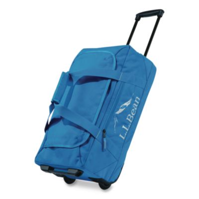 Adventure 22" Polyester Telescoping Carry-On Travel Duffel with Wheels 22 x 12 x 9 Medium Blue 5207112301