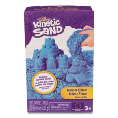 Kinetic Sand Randomly Assorted Neon Color 8 oz Ages 3 and Up 6053692