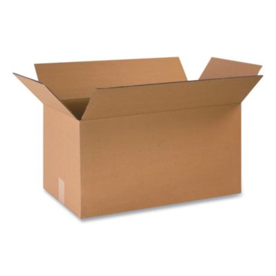 National Brand Shipping Boxes Shipping Boxes, Regular Slotted Container (RSC), 12" x 24" x 12", Kraft, 20/Bundle