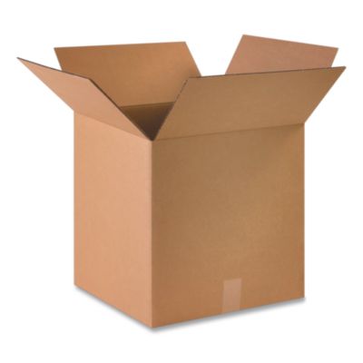National Brand Shipping Boxes Shipping Boxes, Regular Slotted Container (RSC), 16" x 16" x 16", Kraft, 25/Bundle