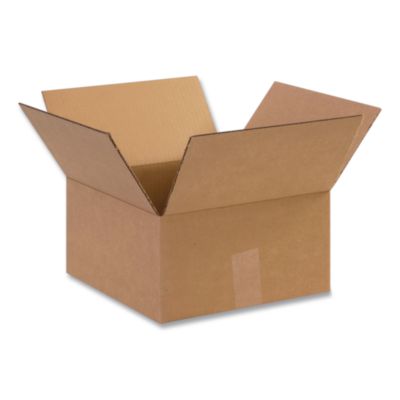 National Brand Shipping Boxes Shipping Boxes, Regular Slotted Container (RSC), 12" x 12" x 6", Kraft, 25/Bundle