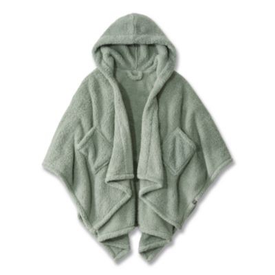 L.L.Bean® Cozy Sherpa Wearable Throw, 58 x 60, Silver Sage