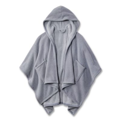 L.L.Bean® Cozy Chenille Wearable Throw, 60 x 58, Shadow Blue
