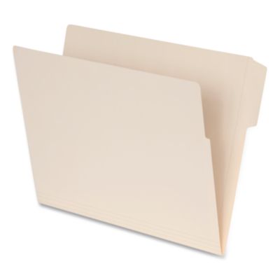 Pendaflex® End Tab File Folder, 1/3-Cut Tabs, Top, Letter Size, 0.75" Expansion, Manila, 100/Box